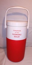 Coleman Half Gallon Red White 5590 Plastic Spout Jug Oldsmobile Dealer P... - £25.78 GBP