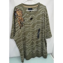 Vintage Sean John Men Shirt Tiger Short Sleeve Sweatshirt Y2K Asian 90&#39;s... - £39.20 GBP
