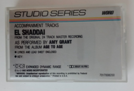 Amy Grant Accompaniment Track El Shaddi Cassette - $4.84