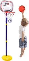 SEISSO Basketball Hoop for Kids Toddler 3 Age Stand Adjustable Height 2.26-3.48  - £22.33 GBP