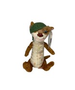 Ty Ice Age Buck One Eyed Weasel Beanie Baby Plush Doll Stuffed 2009  7” - $13.86