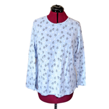 Croft &amp; Barrow Pajama Top &amp; Pants Size Medium Penguin Print Elastic Wais... - $18.81