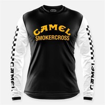 Camel Smokercross motocross enduro MTB downhill jersey black-white long ... - £28.11 GBP