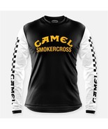 Camel Smokercross motocross enduro MTB downhill jersey black-white long ... - $672.58 MXN