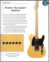 1950 Fender &#39;No-Caster&#39; Replica + 1952 Telecaster Replica guitar article - £3.35 GBP
