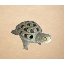 Soap Stone Craved Turtle with Baby Turtle Inside Sculpture - £15.86 GBP