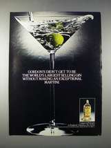 1978 Gordon's Gin Ad - Making an Exceptional Martini - $18.49