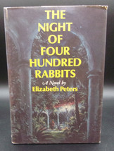 Elizabeth Peters The Night Of Four Hundred Rabbits First Edition 1971 Mystery Dj - £35.39 GBP