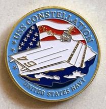 Us Navy Uss Constellation CV-64 Challenge Coin - £11.08 GBP