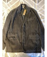 Vintage DKNY Large Black Corduroy Blazer - $918.92 MXN