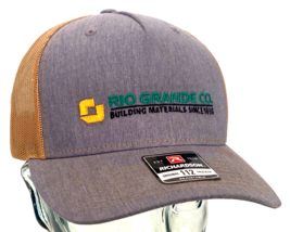 Vtg Rio Grande Co. Hat-Embroidered-Snap Back-Trucker Cap - £16.54 GBP