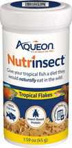 Aqueon Nutrinsect Tropical Flakes 6.36 oz (4 x 1.59 oz) Aqueon Nutrinsect Tropic - £26.31 GBP