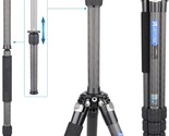 Compact Carbon Fiber Tripod 10-Layer Carbon Travel Camera Stand Detachable - £170.57 GBP