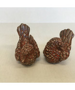 Vintage pair of love birds dove pigeon ceramic figurines decorative home... - $19.75