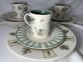 4 Pfaltzgraff Naturewood Dinner Plates 3 Salad Plates Mugs Great Shape - $823.64 MXN