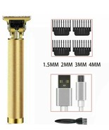 Vintage Brand T9 Professional Hair Trimmer Gold Tape Men&#39;s Haircut Tool - $22.82 CAD