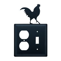 Village Wrought Iron Indoor Accent Rooster - Single Outlet and Switch Cover - £12.70 GBP