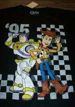 Vintage Style Walt Disney Toy Story 4 Buzz Lightyear Woody T-Shirt 2XL Xxl New - £15.79 GBP