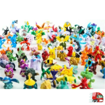 Wholesale 144 pcs Pokemon Mini PVC Action Figures pikachu Toys Kids  - £32.62 GBP