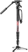 Manfrotto Element Mii Video Kit Aluminum Fluid Monopod With Video Head, ... - £133.19 GBP