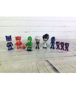 Disney PJ Masks Figures Lot Catboy Owlette Gekko Night Ninjalino Luna Gi... - £19.06 GBP