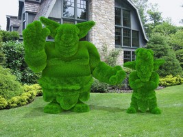 Outdoor Goblin Brothers Green Figures Covered in Artificial Grass great for Home - $2,930.00