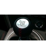 1 pcs, TOYOTA TRD ,Engrane, POMO CAMBIO, cuero negro, Rojo Stitch, 6 Spe... - $31.62