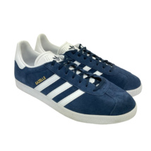 adidas Men&#39;s Low-Cut Gazelle Casual Sneakers BB5478 Navy/White Size 10M - $56.99