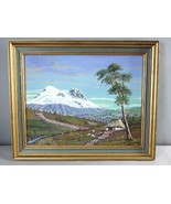 Vintage Original Listed Artist Ligia Jara Signed Framed Oil Painting E743 - $339.57 CAD
