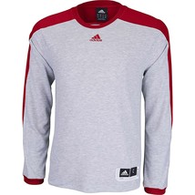 Adidas Team Speed Shooter Mens Basketball Shirt XS Medium Grey Heather-Power Red - £15.97 GBP