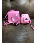Fujifilm instax mini Instant Film Camera - Pink With Leather Case - $39.59