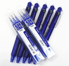 Value Set Of 5 And 6 Gel Ink Pen Refill Pack For Pilot Frixion Ball, Blue Ink. - £30.53 GBP