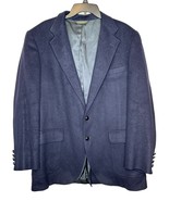 Van Julian Men&#39;s Sport Coat Blazer  Vintage Jacket Camel Hair Blue Size 44L - $29.69