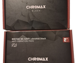 Lot of 2 Noctua NA-SAVP1 Chromax Black ANTI-VIBRATION PADS 16x 120mm/140... - $24.70