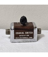 Vintage Gold Line Coaxial Switch Rated At 1 KW - $331.23 MXN