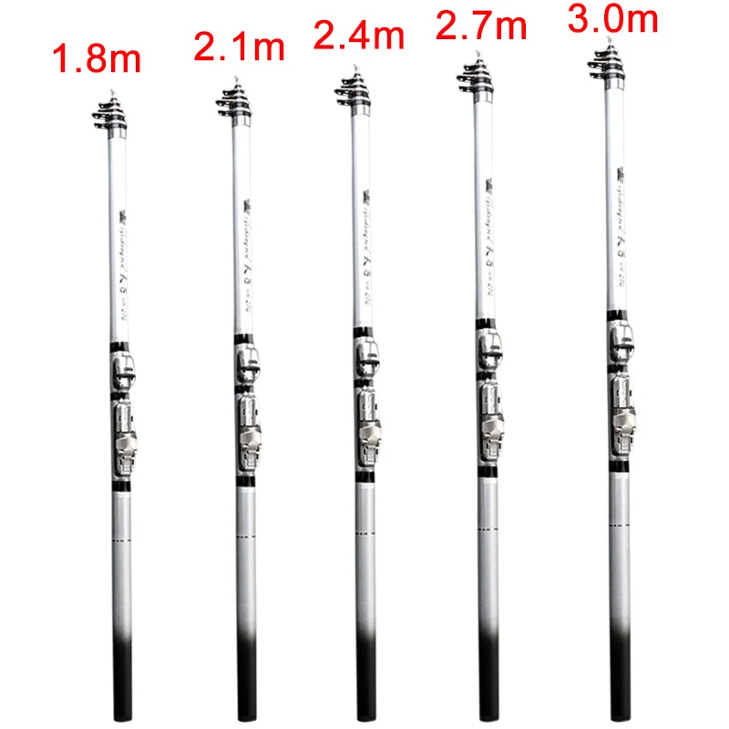 Sporting Hot Telescopic Fishing Rod Reel Travel Portable Sea Fishing Pole for Fr - £25.57 GBP