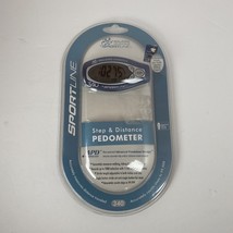 Sportline 345 Pedometer Step &amp; Distance Sealed in Package - $11.08