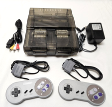 Super Nintendo Entertainment System Translucent SMOKE GRAY SNES Console ... - £194.17 GBP