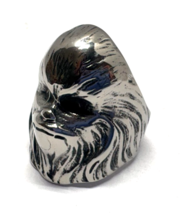 Star Wars Chewbacca Wookie Mens Stainless Steel Size 11 Ring NEW - $645.34 MXN