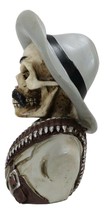 Day of The Dead General Pancho Villa Skull Skeleton Bust Mini Figurine - £13.75 GBP