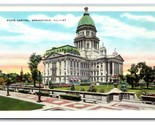 State Capitol Builidng Springfield Illinois IL UNP WB Postcard S14 - $3.15