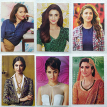 Bollywood Actors Set of 6 Original Postcards Anushka Sharma Deepika Alia Bhatt - £15.02 GBP