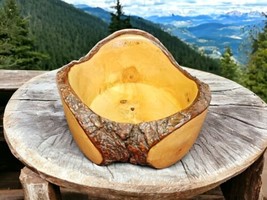 Pacific AlderLive Edge Bowl Hand Made From Salvaged Wood By Local PNW Ar... - £70.08 GBP