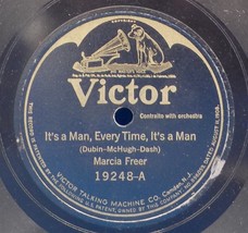 Marcia Freer 78 It&#39;s A Man, Every Time, It&#39;s A Man / Mary Rose SH2E - £11.22 GBP