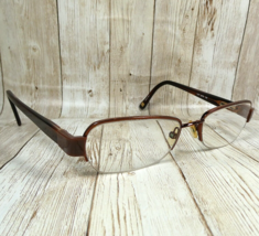 Liz Claiborne Polished Brown Metal Eyeglasses FRAMES ONLY - L337 0JTS 50... - $38.56
