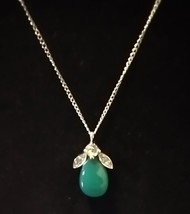 Vintage sterling silver necklace with angel pendant or some kind of bug ? - £11.19 GBP
