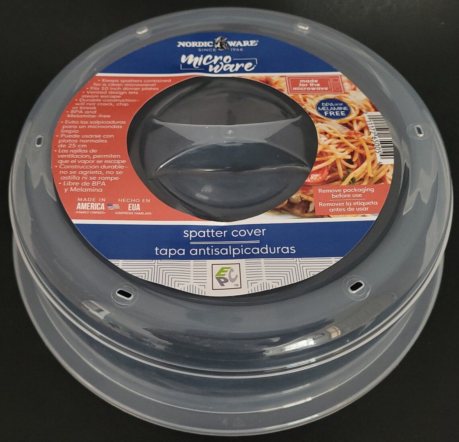 Microwave Splatter Covers Cover Clear Plastic Round Domes BPA Free 10.5”... - $5.93