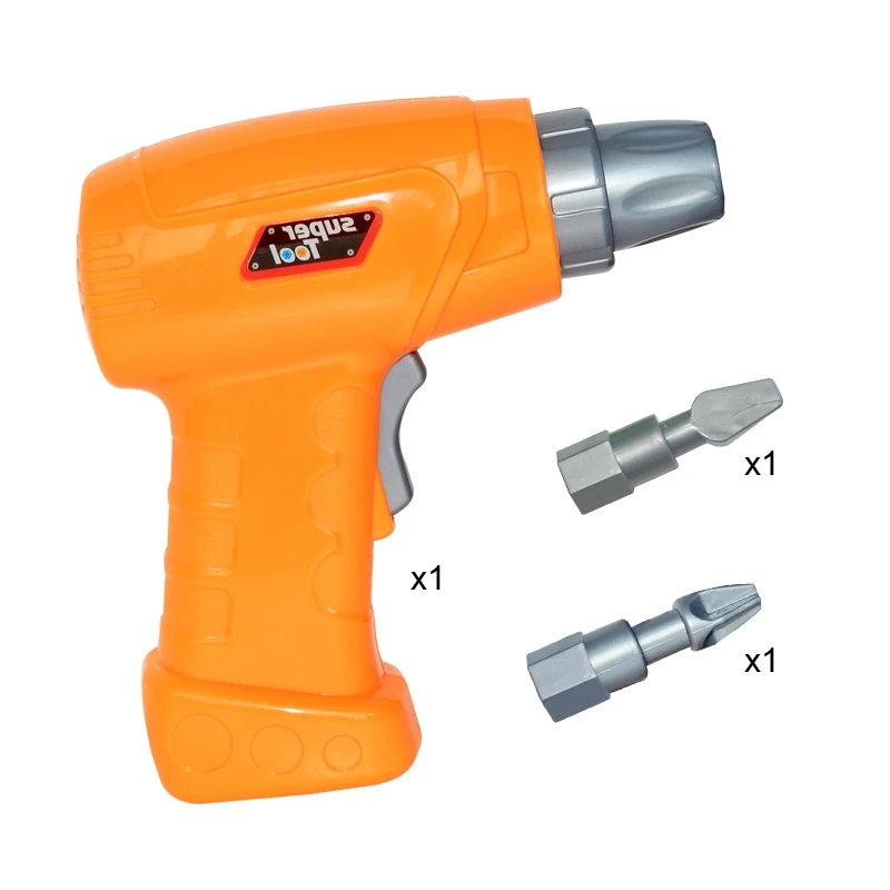 Kids Plastic Simulation Maintenance Tool Electric Drill Toy Education For Boy - £13.14 GBP