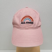 Women’s Pink All Good Rainbow Hat Cap Strapback Spring Summer - $285.23 MXN