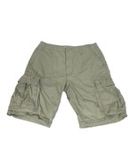 Arizona Jean Co. Mens Olive Cargo Shorts Size 30 Cotton/Spandex Flex Cla... - £15.36 GBP